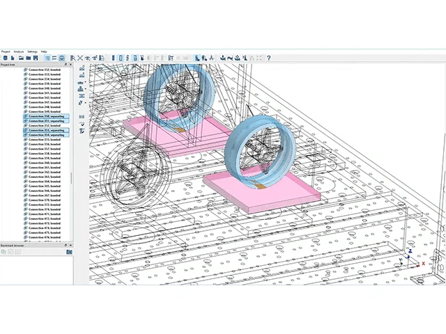 SimSolid connections and materials