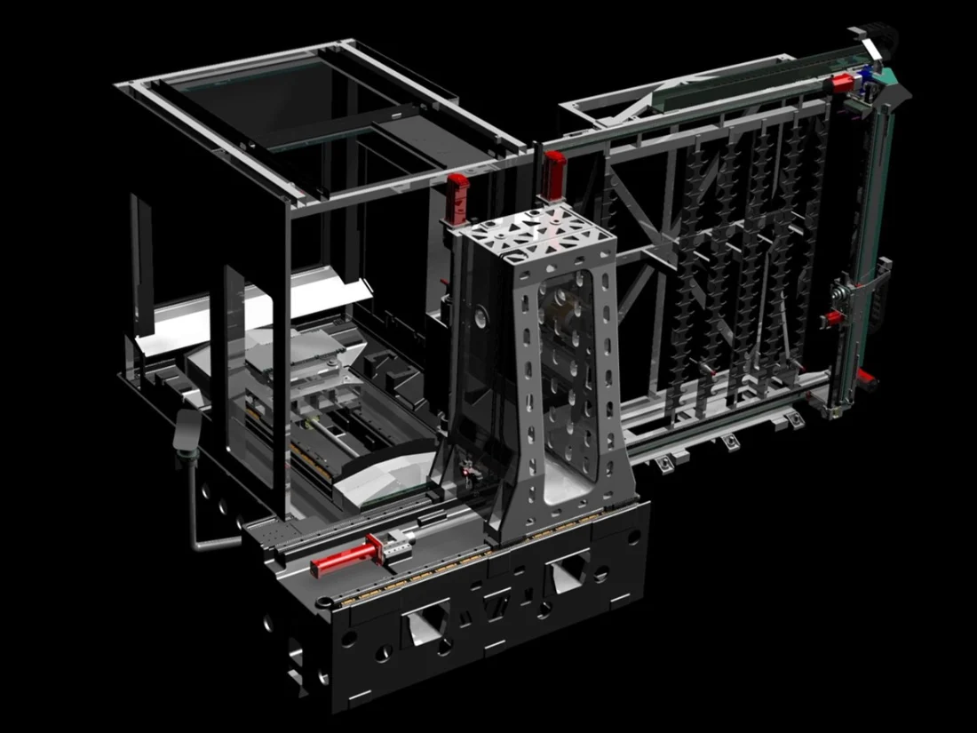 Large machinery assembly in ThinkDesign